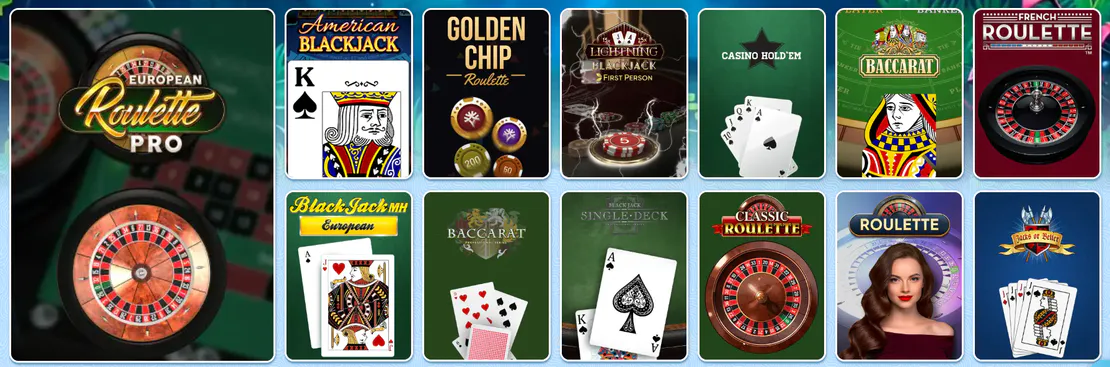 kazeeno casino tafelspellen